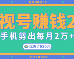 影视号赚钱项目2.0,无需电脑,一部手机剪出每月2W+收入-第一资源库