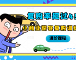 复购率超过45%,小商业获客复购训练营进阶课程-第一资源库