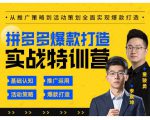 玺承云·拼多多爆款打造实战特训营，一套从入门到高手课程，让你快速拿捏拼多多-第一资源库