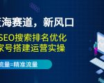 2022蓝海赛道,新风口:短视频SEO搜索排名优化+企业商家号搭建运营实操-第一资源库
