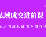 实体同城获客必学私域成交进阶课,实体店同城私域朋友圈打造-第一资源库