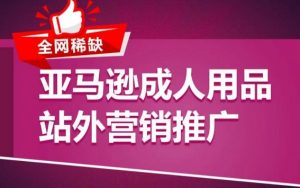 亚马逊成人用品站外营销推广,成人用品新品推广方案,助力打造类目爆款-第一资源库