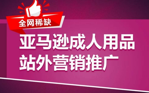 亚马逊成人用品站外营销推广,成人用品新品推广方案,助力打造类目爆款-第一资源库