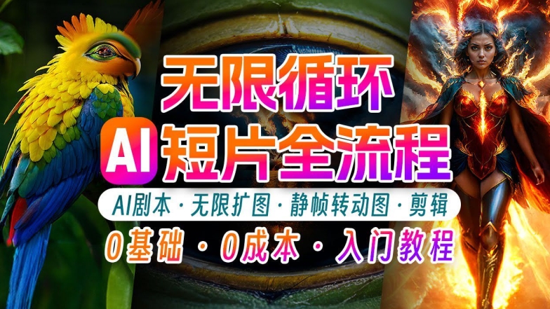 AI剪辑无限循环画面:新手轻松月入上万的秘技【揭秘】-第一资源库