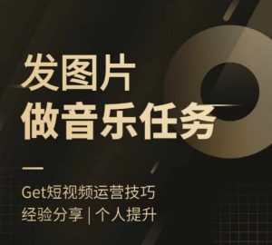 头条图文音乐任务,发图片做音乐任务,简单易上手-第一资源库