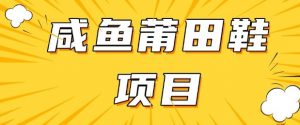 闲鱼高转化项目,手把手教你做,日入3张+(详细教程+货源)-第一资源库