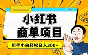 小红书千粉商单,稳定快速变现项目,实现月入6-8k并不是很难-第一资源库