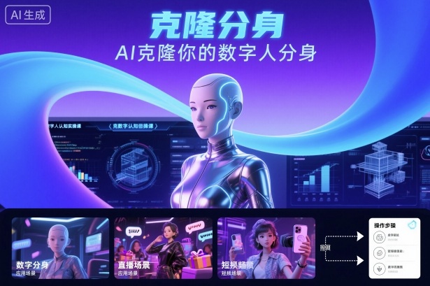 AI数字人认知实操课，克隆你的数字人分身-第一资源库